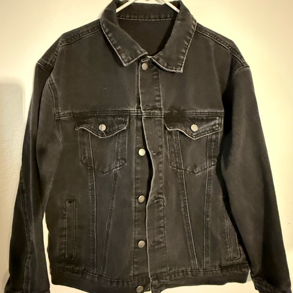 Men's Black Denim Jacket
